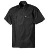MFH US Short Sleeved Shirt Black -Brandit Store 02712 Black 01