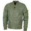 MFH US Airforce MA1 Jacket OD Green -Brandit Store 03556B MFH US Airforce MA1 Jacket OD Green 01