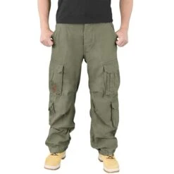 Surplus Airborne Vintage Trousers Olive -Brandit Store 05 3598 61 surplus airborne vintage trousers olive 33 1