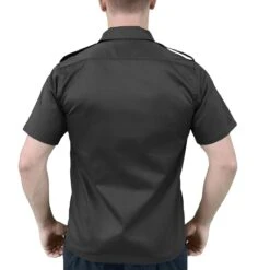 Surplus US Shirt Short Sleeve Black -Brandit Store 06 3582 03 surplus us shirt black 44 1