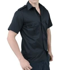 Surplus US Shirt Short Sleeve Navy -Brandit Store 06 3582 10 surplus us shirt short sleeve navy 33 1