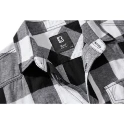 Brandit Half Sleeve Check Shirt White/Black 12 Brandit Half Sleeve Check Shirt White/Black -Brandit Store 4032 46 Brandit Half Sleeve Check Shirt WhiteBlack 04