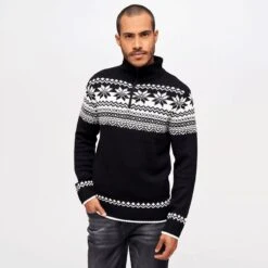 Brandit Troyer Norweger Pullover Black -Brandit Store 5029 2 Brandit Troyer Norweger Pullover Black 3 2