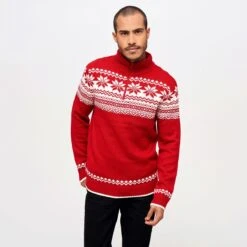 Brandit Troyer Norweger Pullover Red -Brandit Store 5029 38 Brandit Troyer Norweger Pullover Red 3 2