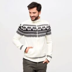 Brandit Cardigan Norweger White -Brandit Store 5030 7 Brandit Cardigan Norweger White 3 2