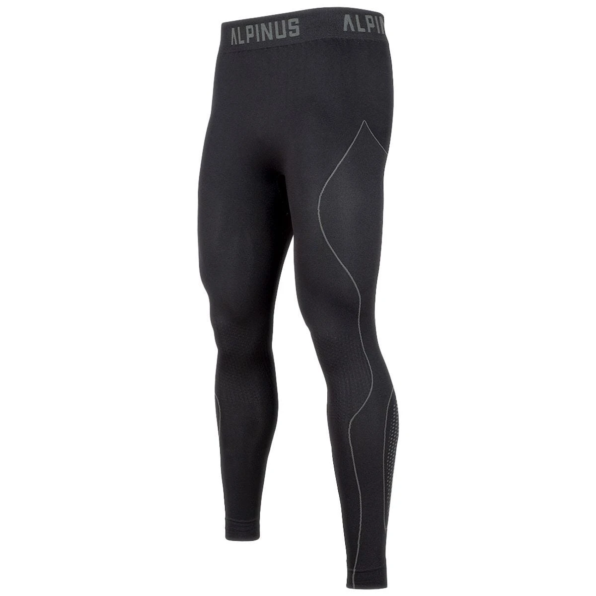 Alpinus Men Active Base Layer Leggings Black-Grey 3 Alpinus Men Active Base Layer Leggings Black-Grey