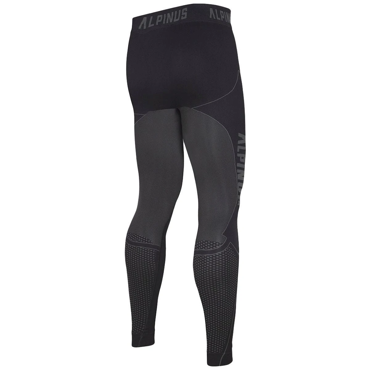 Alpinus Men Active Base Layer Leggings Black-Grey 4 Alpinus Men Active Base Layer Leggings Black-Grey - Image 2