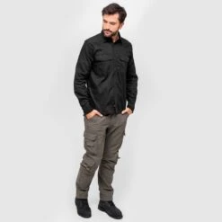 Brandit Flannel Shirt Black -Brandit Store Brandit Flannel Shirt Black 3 1