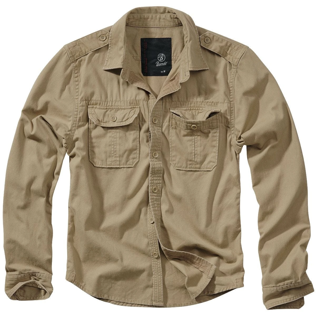 Brandit Vintage Shirt Long Sleeve Camel
