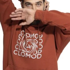 CLOMOD Hoodie "Twirl" Maroon Red 9 CLOMOD Hoodie "Twirl" Maroon Red -Brandit Store CLOMOD Hoodie Twirl Maroon Red 1200 2 2