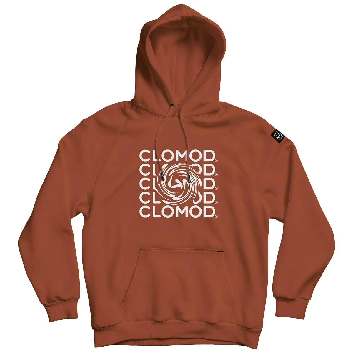 CLOMOD Hoodie "Twirl" Maroon Red 3 CLOMOD Hoodie "Twirl" Maroon Red