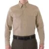First Tactical Men's V2 Long Sleeve Tactical Shirt Khaki -Brandit Store First Tactical V2 Tactical Shirt 001 Khaki 1001x1001