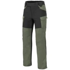 Helikon Hybrid Outback Pants DuraCanvas Taiga Green / Black
