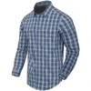 Helikon Covert Concealed Carry Shirt Ozark Blue Plaid -Brandit Store HelikonCovertConcealedCarryShirtOzarkBluePlaid1