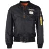 Mil-Tec Top Gun Flight Jacket Tomcat Black -Brandit Store Mil Tec Top Gun Flight Jacket Tomcat Black 1 1200x1200
