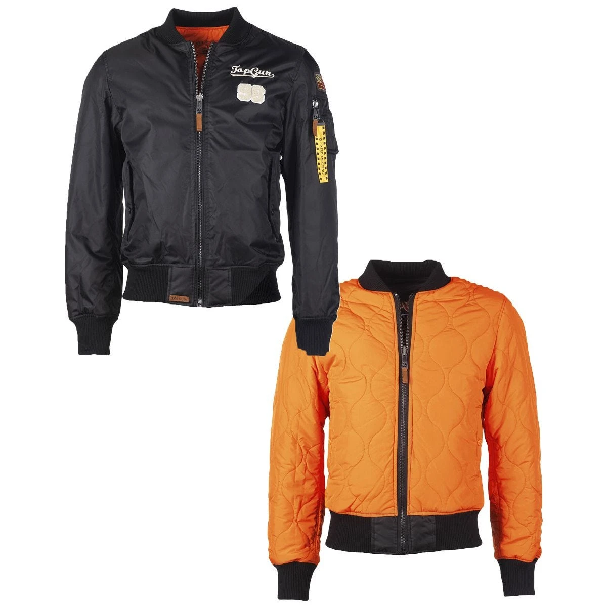 Mil-Tec Top Gun Flight Jacket Tomcat Black 5 Mil-Tec Top Gun Flight Jacket Tomcat Black - Image 3