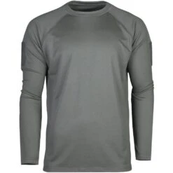Mil-Tec Tactical Long Sleeve Quick Dry Shirt Urban Grey