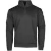 Mil-Tec Tactical Sweatshirt With Zipper Black -Brandit Store Mil Tec Sweatshirt Black 01 1001x1001