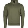 Mil-Tec Tactical Sweatshirt With Zipper Ranger Green -Brandit Store Mil Tec Sweatshirt RangerGreen 01 1001x1001