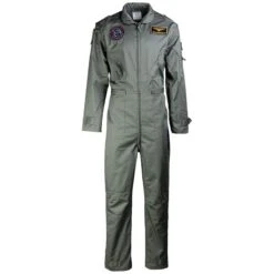 Mil-Tec US Flight Coverall With Patches Olive
