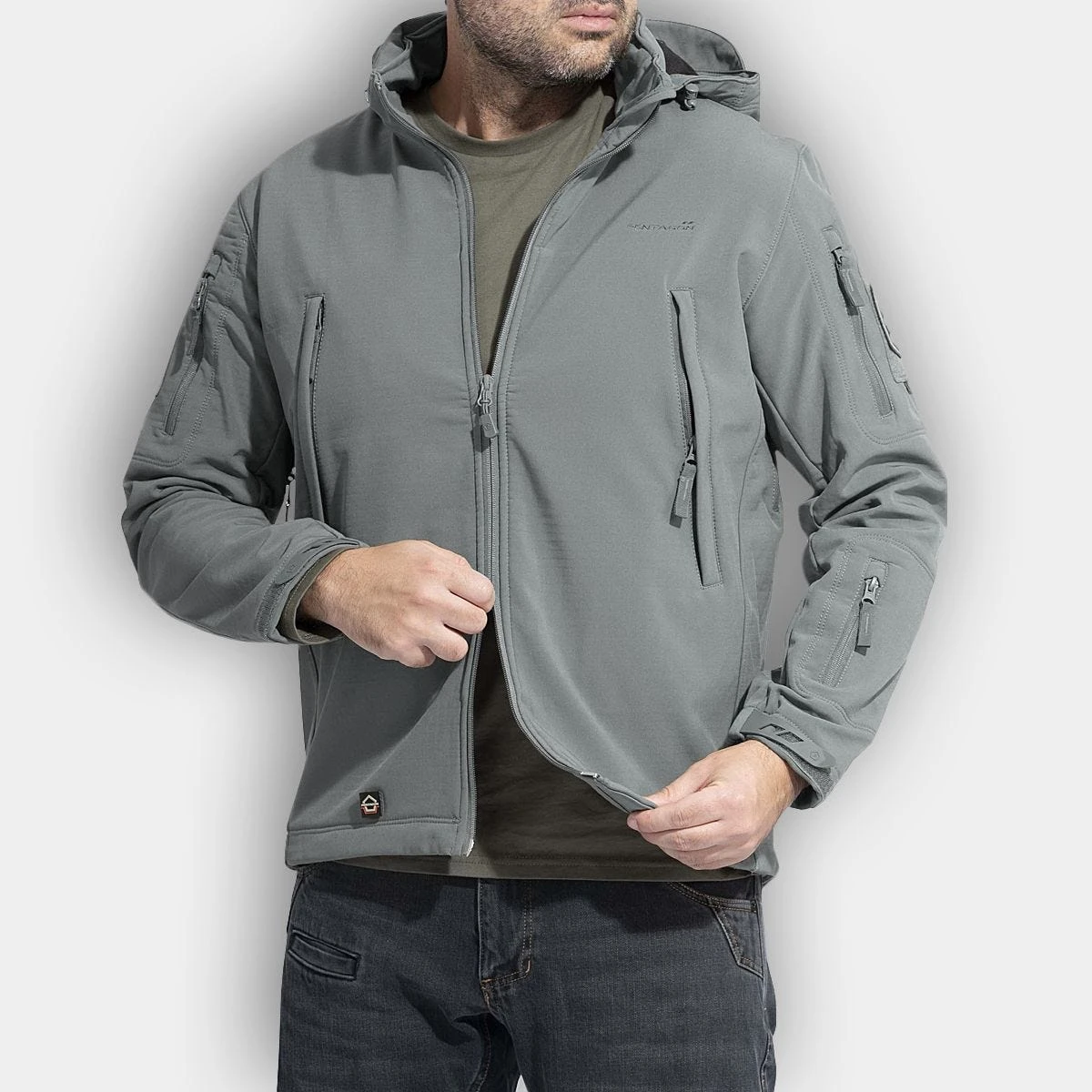 Pentagon Artaxes Softshell Jacket Wolf Grey - Image 2