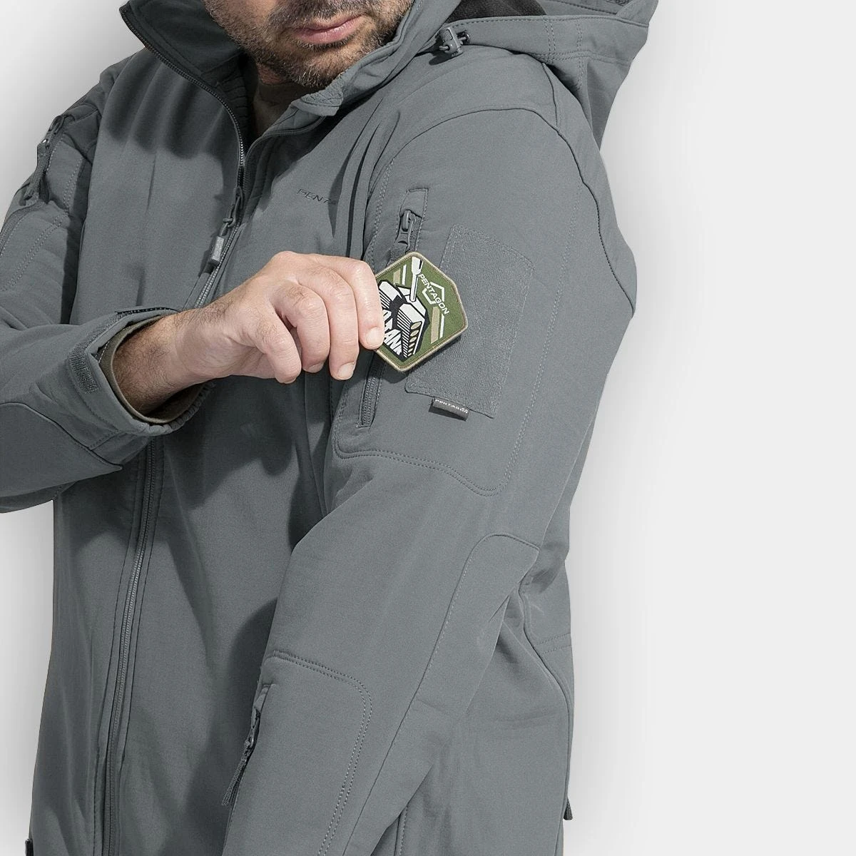 Pentagon Artaxes Softshell Jacket Wolf Grey - Image 6