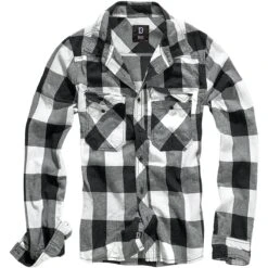 Brandit Check Shirt White / Black