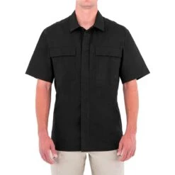 First Tactical Men's Tactix Short Sleeve BDU Shirt Black -Brandit Store first tactical MensTactixSeriesShortSleeveBDUShirt BLACK ALL 3 1