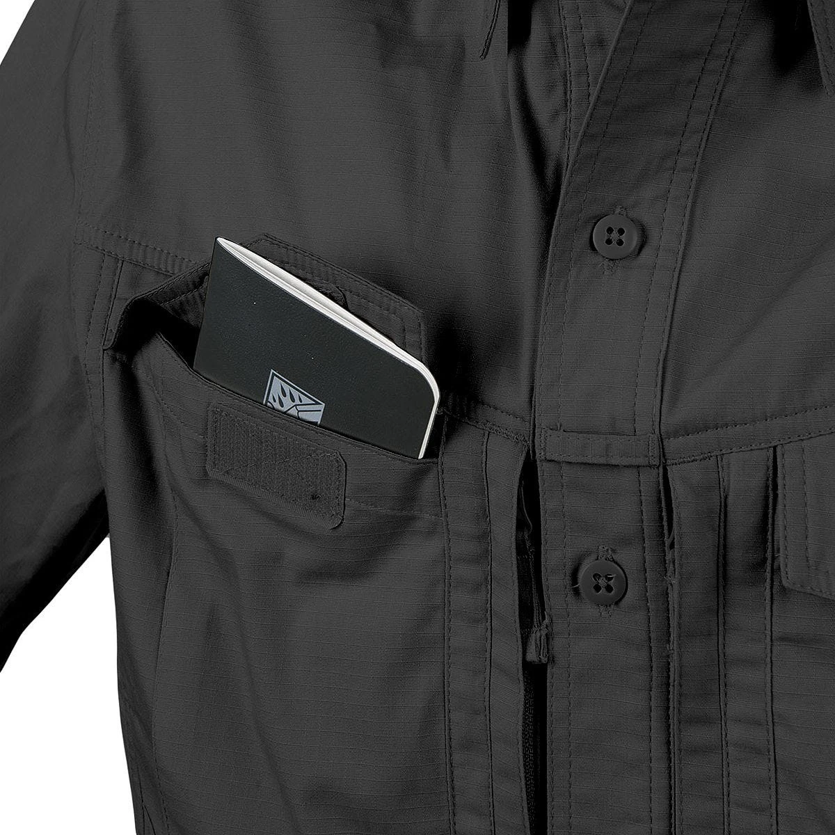 Helikon Defender Mk2 Short Sleeve Shirt Black 7 Helikon Defender Mk2 Short Sleeve Shirt Black - Image 5