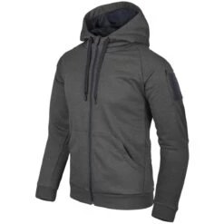 Helikon Urban Tactical Hoodie Full Zip Melange Black-Grey