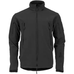 Highlander Forces Tactical Soft Shell Jacket Black