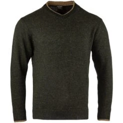 Jack Pyke Ashcombe V-Neck Pullover Dark Olive -Brandit Store jack pyke ashcombe vneck dark olive 002 1