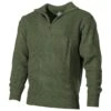 MFH Navy Sweater Acrylic OD Green