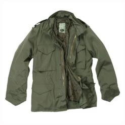 Mil-Tec Classic US M65 Jacket Olive -Brandit Store mil tec m65 jacket olive amaz 1 1