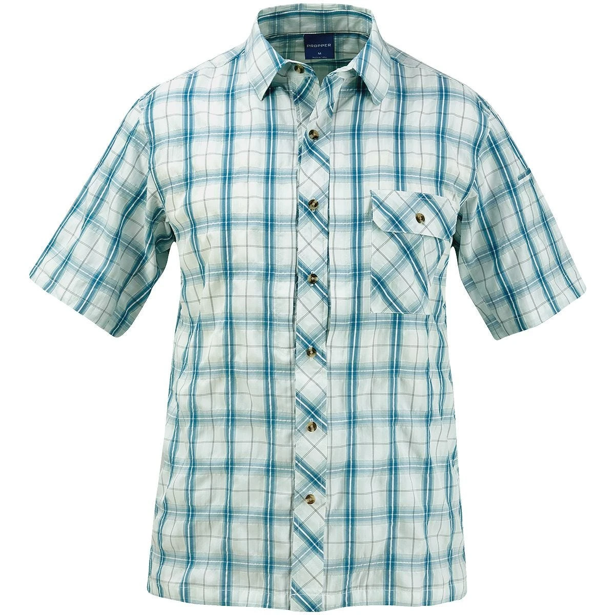Propper Covert Button-Up Short Sleeve Shirt Mallard Plaid 3 Propper Covert Button-Up Short Sleeve Shirt Mallard Plaid