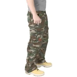 Surplus Airborne Vintage Trousers Woodland -Brandit Store surplus airborne trousers wood 4bb 1