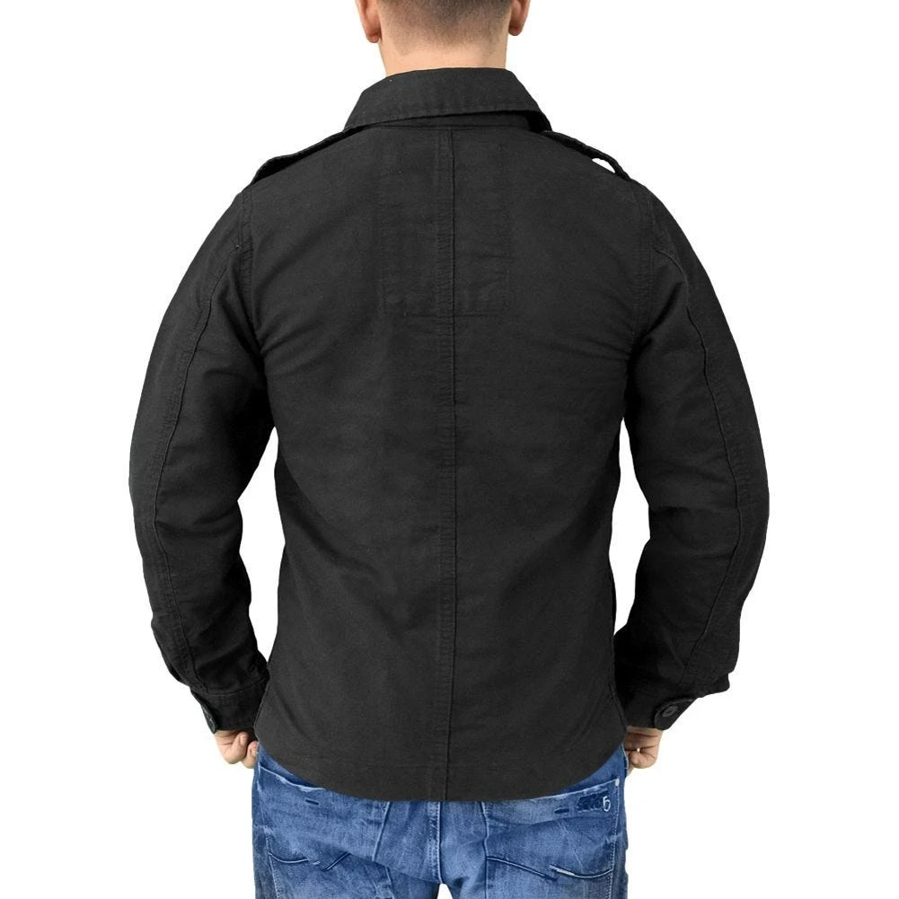 Surplus Heritage Vintage Jacket Black - Image 5