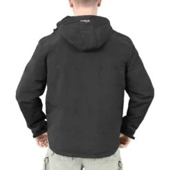 Surplus Windbreaker Jacket With Zipper Black -Brandit Store surplus windbreaker zipper black 55