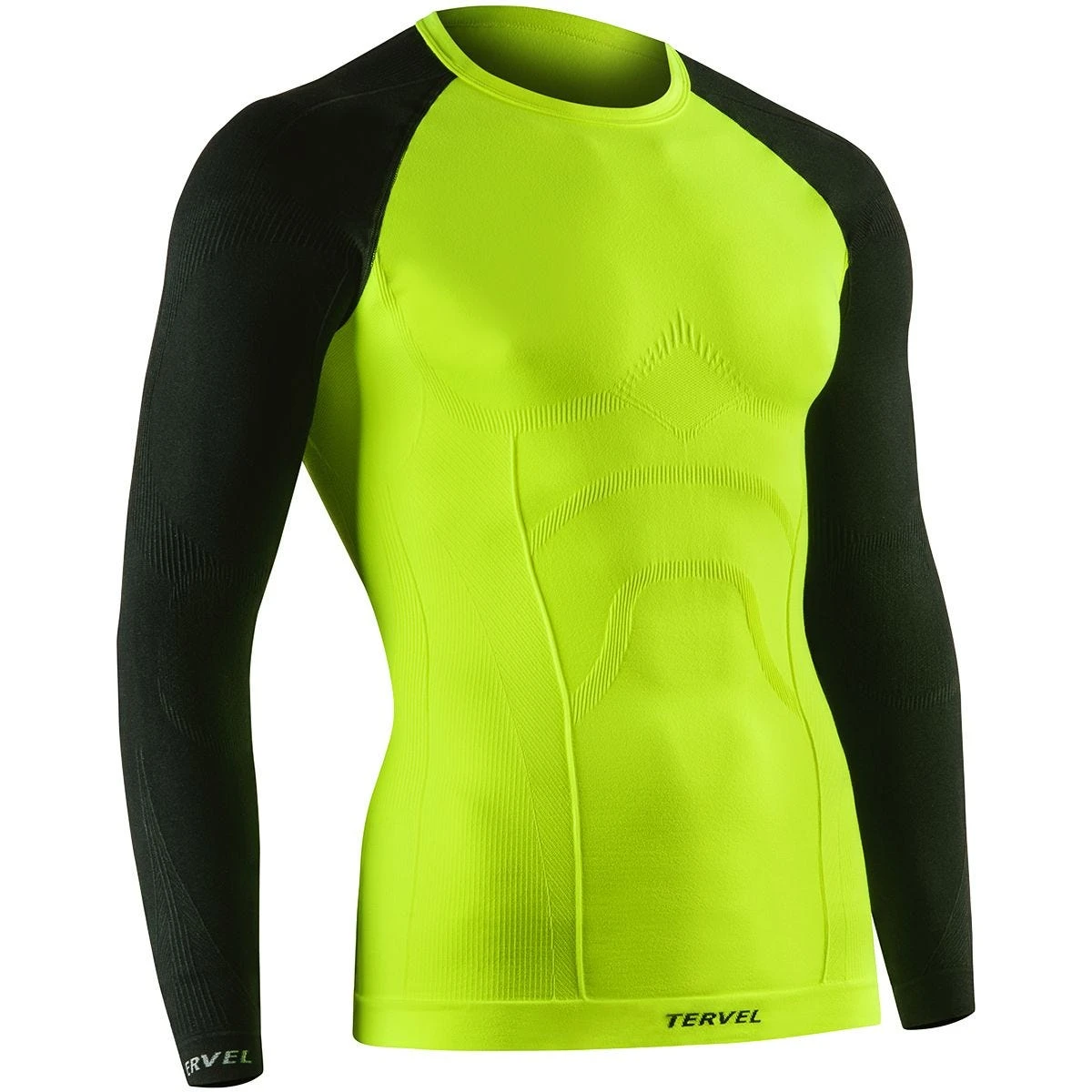 Tervel Comfortline Shirt Long Sleeve Yellow Fluo / Black 3 Tervel Comfortline Shirt Long Sleeve Yellow Fluo / Black