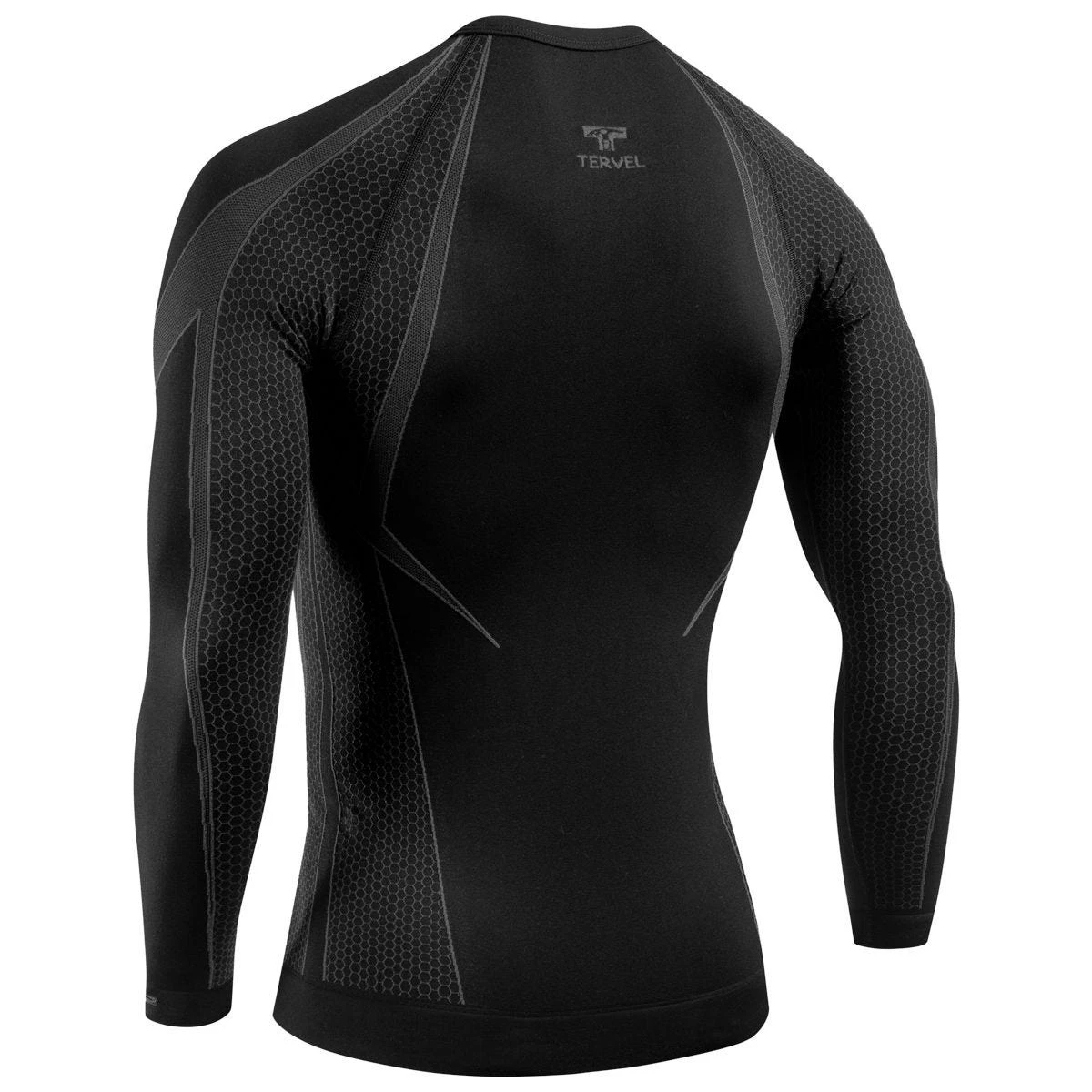 Tervel Optiline Shirt Long Sleeve Black/Grey 4 Tervel Optiline Shirt Long Sleeve Black/Grey - Image 2